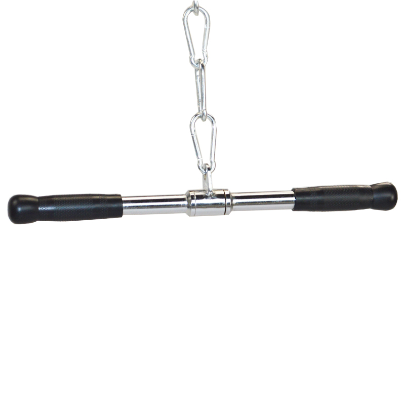 The 20-inch bag glue straight rod pull rod has a total length of 51 cm strength training equipment accessories fitness handlebar rod