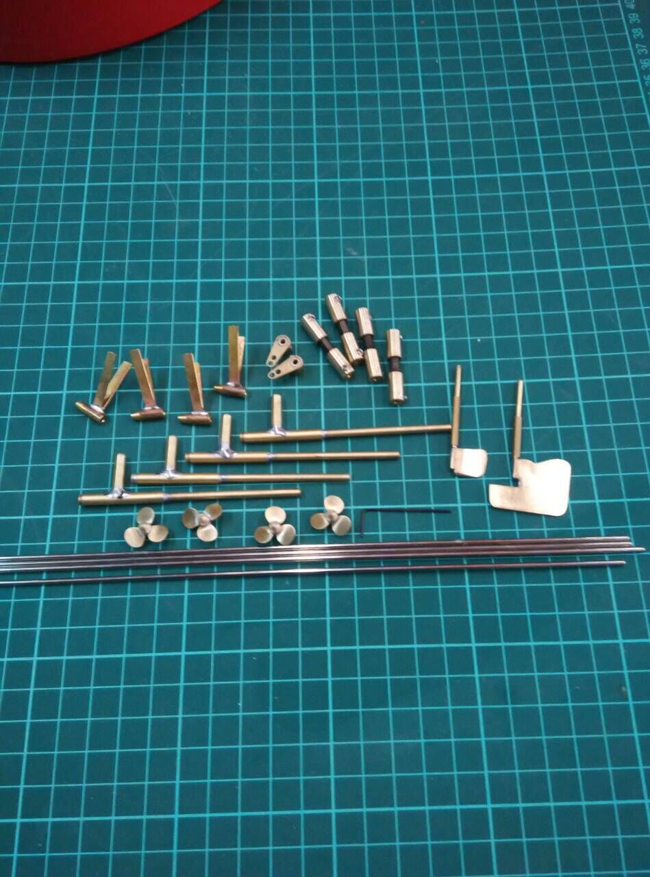 Sanjiang model 1:350 large and Musashi battleship remote control transformation accessories ship model power set