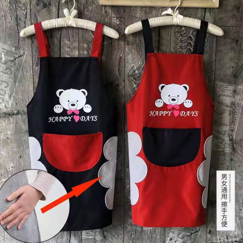 Anti-clothing aprons can wipe hand-covering clothing oil-proof sleeveless workwear hooded slings featuring custom-made long sleeves for meals