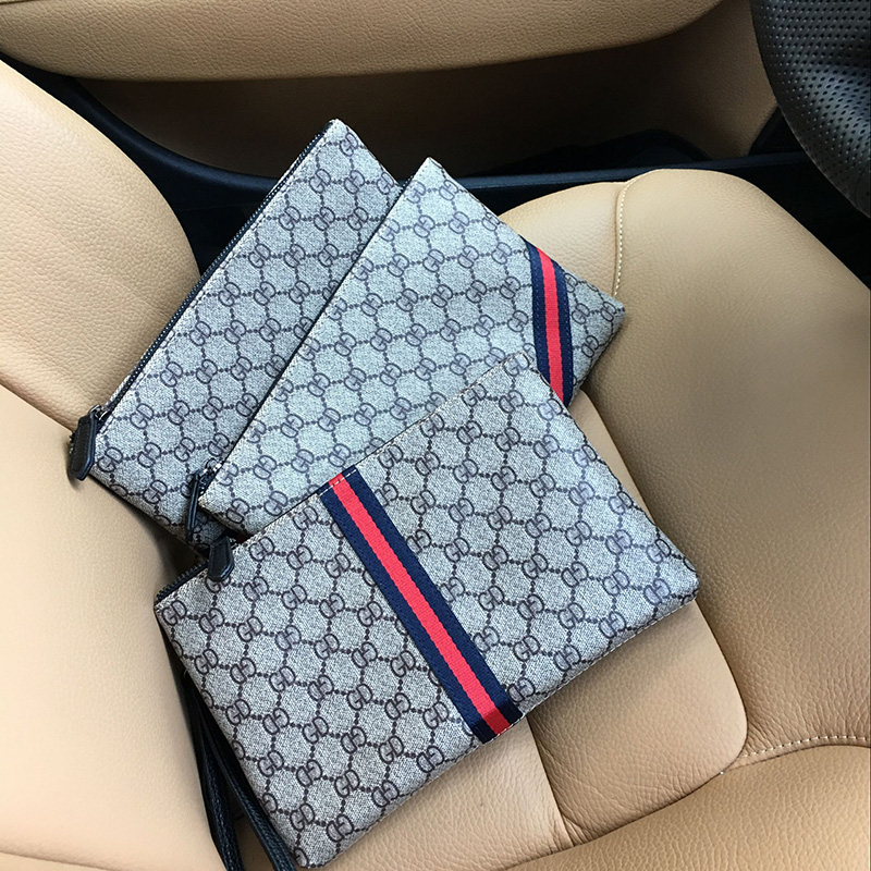 Hong Kong mens new fashion large-capacity hand bag casual handbag ribbon bag envelope clutch bag tide