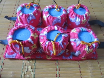 Special six-hole carry-on acupuncture homemade six-link tank thermocuptures Ai acupuncture box single Guimin