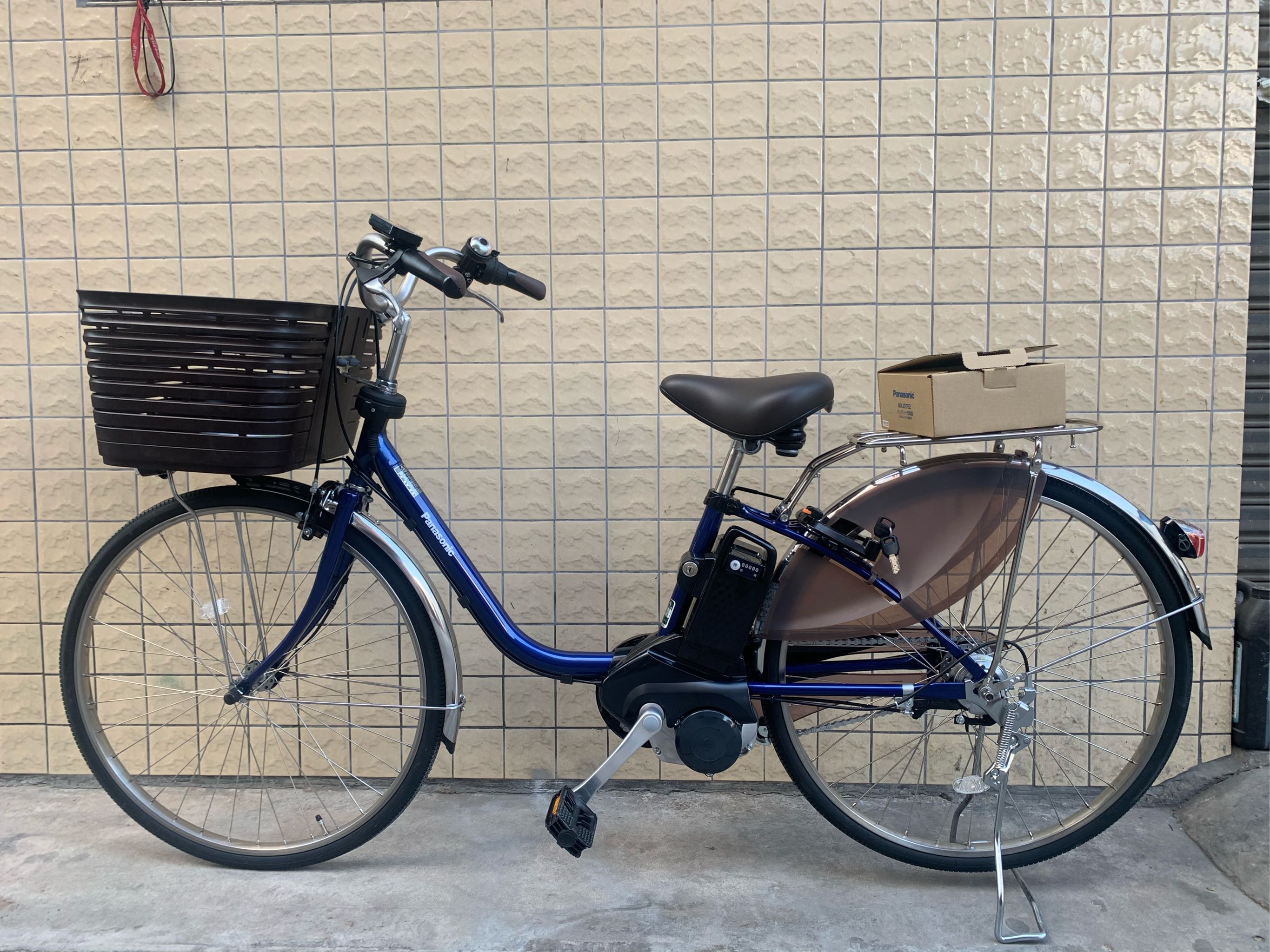 日本原装进口二手松下电动助力自行车26寸内三速单车