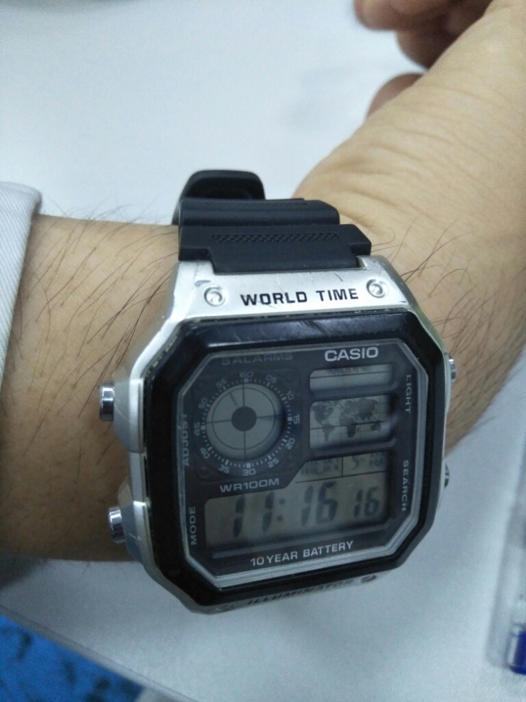 卡西欧gshock复古小方块手表ae-1200whd/wh-1a/b/1300