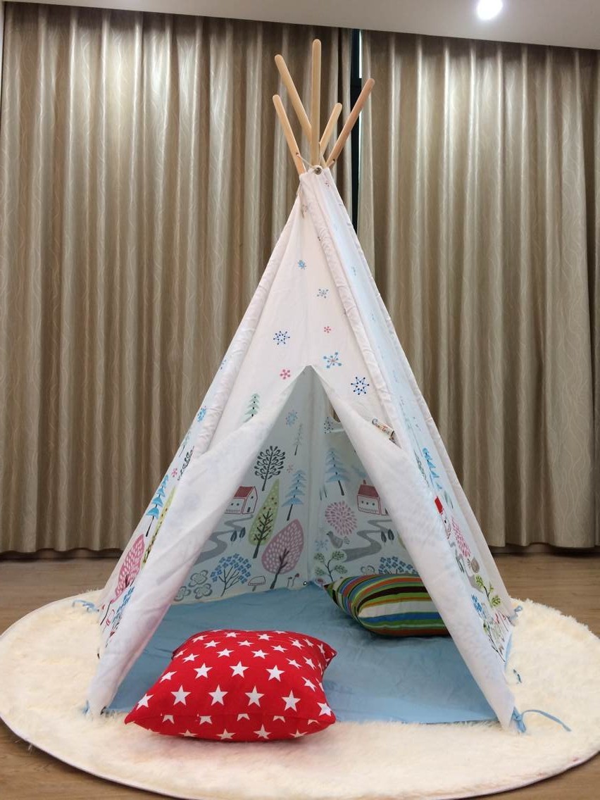 爱升婴童儿童帐篷室内玩具帐篷游戏屋全棉宝宝益智玩具屋布艺帐篷