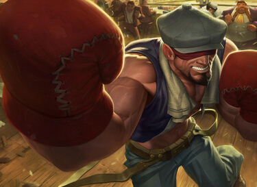 英雄联盟地下拳王李青皮肤 lol地下拳王盲僧瞎子皮肤 6900点卷