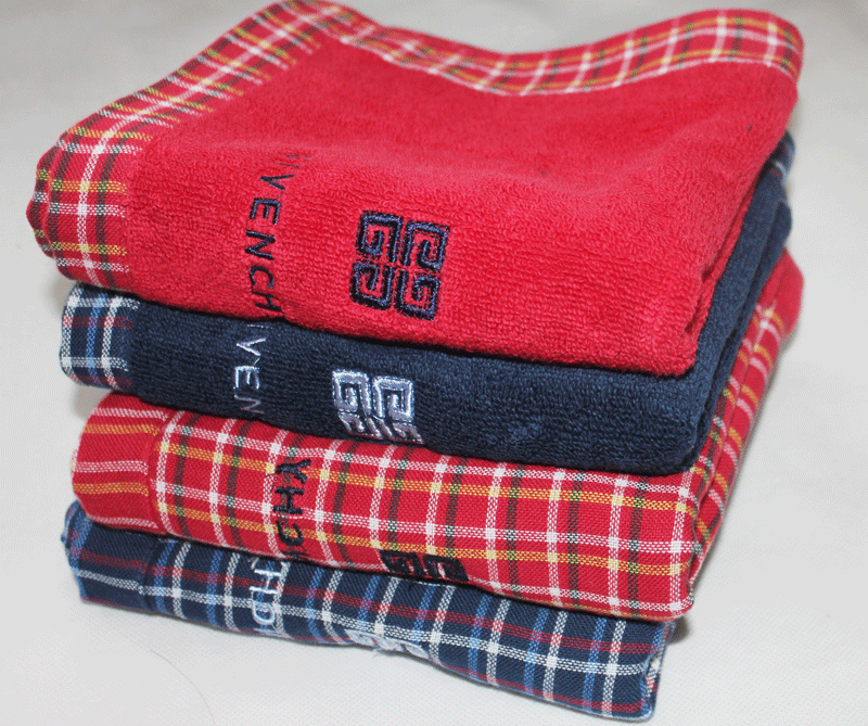 纪梵希givenchy纯棉双层纱布 柔软情侣毛巾 节日礼品推荐!特价