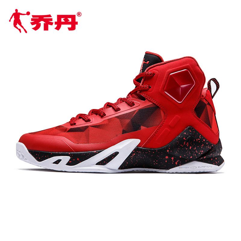 乔丹篮球鞋男鞋高帮运动鞋男明星飞人防滑减震耐磨皮面球鞋男正品