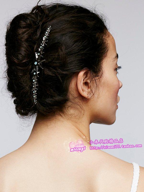 (Special spot) free people FP elegant metal French hair comb comb womens INS fashion