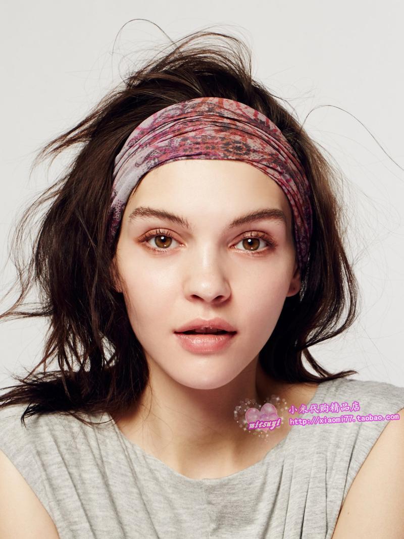 Spot Beauty FP FreePeople trend INS color fashion hair band wash face headband hair hoops