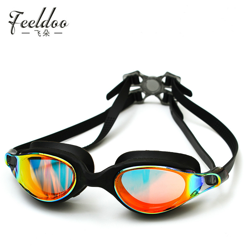 New swimming goggles women HD anti-fog waterproof swimming glasses fashion professional diving equipment mens electroplating large frame new