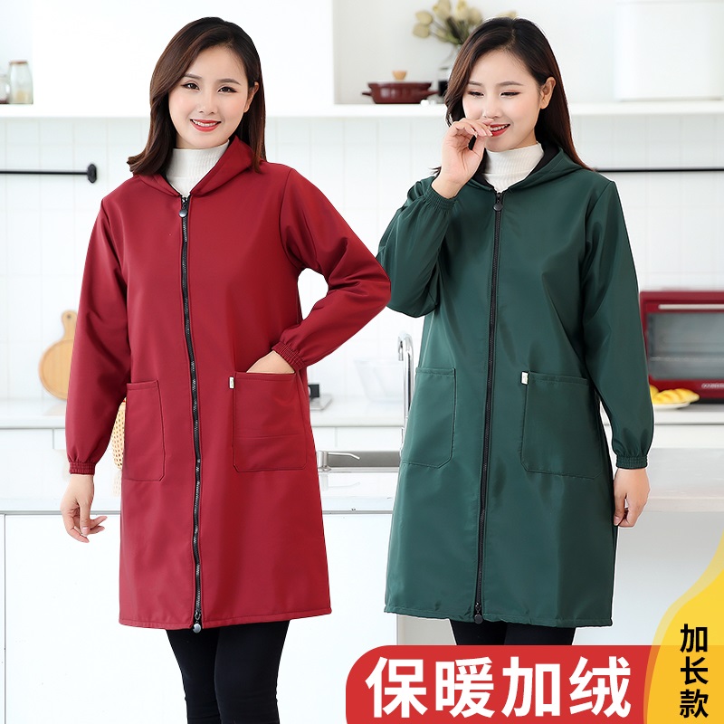 Cover long womens mens strap-style cotton small painting kitchen custom-made large long-sleeved maid foreign hand