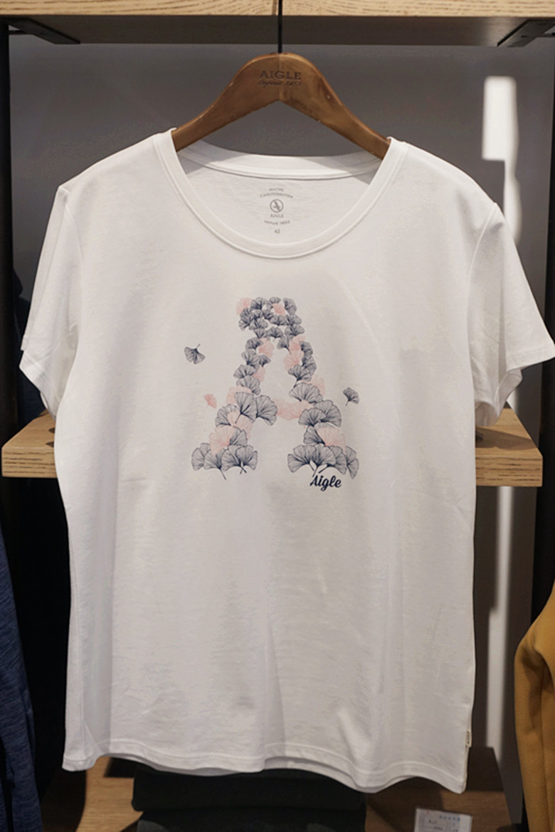 AIGLE Aigao counter domestic womens speed dry T-shirt 8133190221 222 223