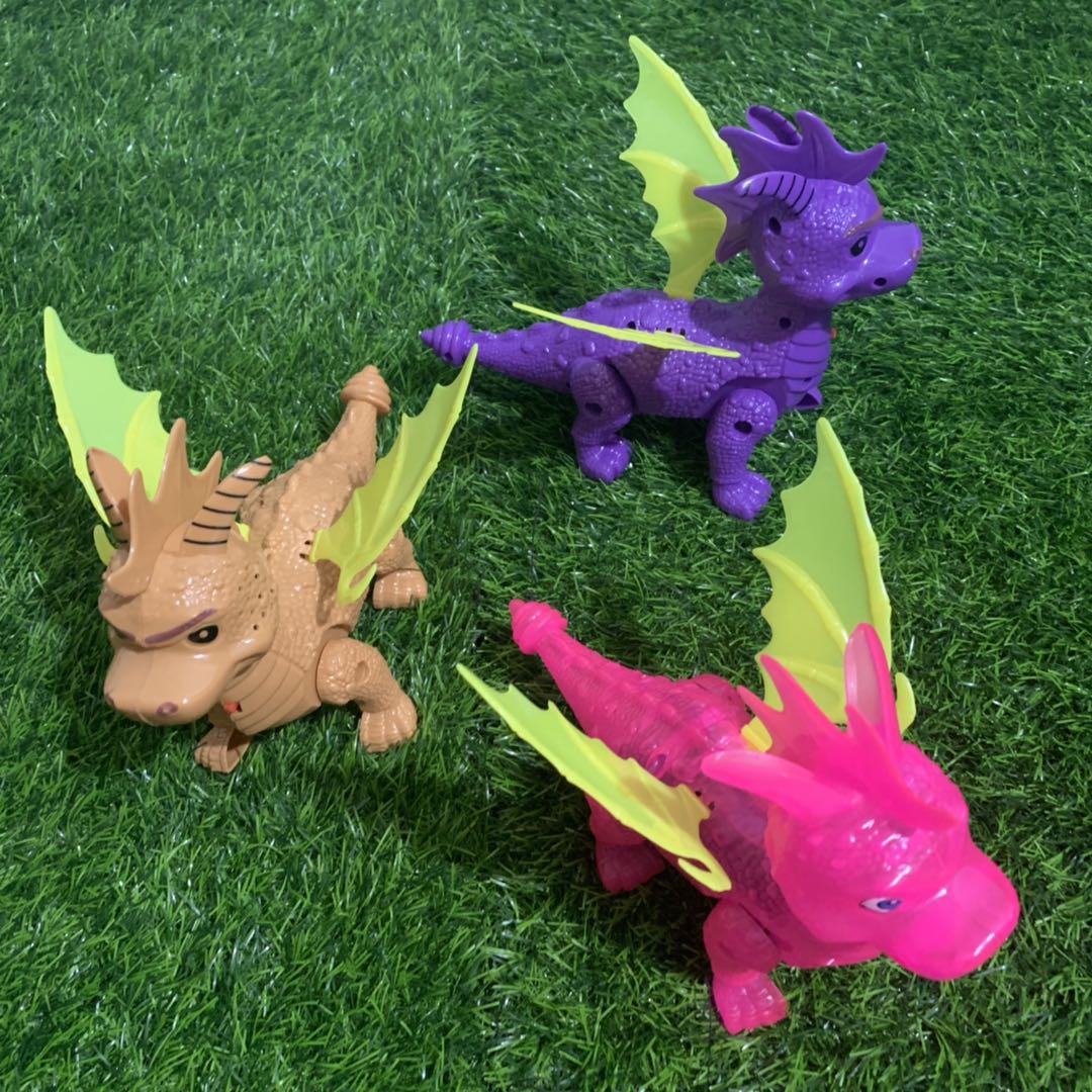 Electric rope flying dragon 819 music lead dinosaur simulation dinosaur hot stall childrens puzzle toys hot sale
