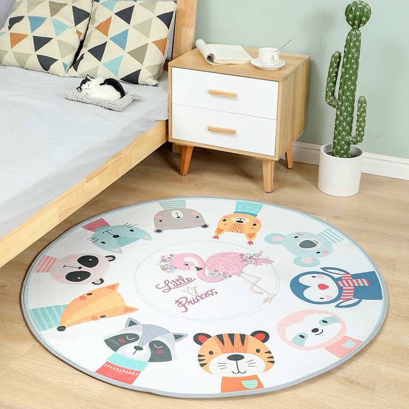 Carpet bedroom childrens tent home pattern import round round cartoon room size girls and boys tent blanket