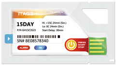 ITAG3 Pro Disposable Electronic Temperature Recorder Cold Chain Label Temperature Tianka Container Thermometer