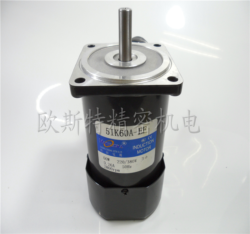 60W three-phase 220V 380V Class 2 5IK60A-EF secondary optical axis motor 51K60A-EF 2800 rpm
