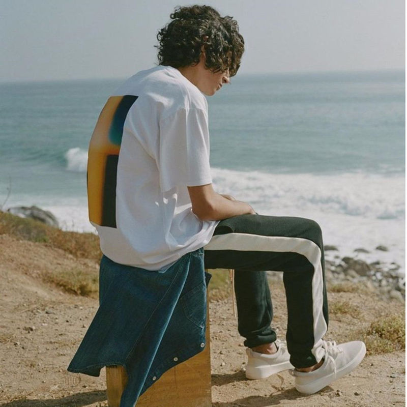 FOG fear of god California qualified essentials base sunrise photo short-sleeved T-shirt Wu Yifan male