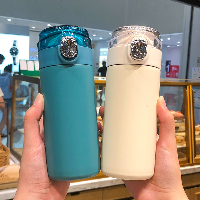 Net red creative insulation cup Korean version of the high-yan value of the Harajuku wind bullet cover water cup male and female portable students ins cup