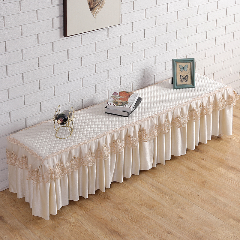TV cabinet cover dust cover fabric lace rectangular living room manicure table coffee table cover cover TV cabinet cover