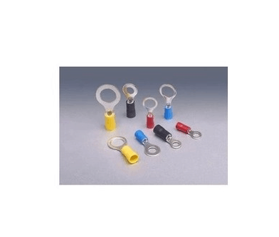 Round cold-press insulated terminals Pressed terminals Copper nose RV1.25-3 4 thickened 1000