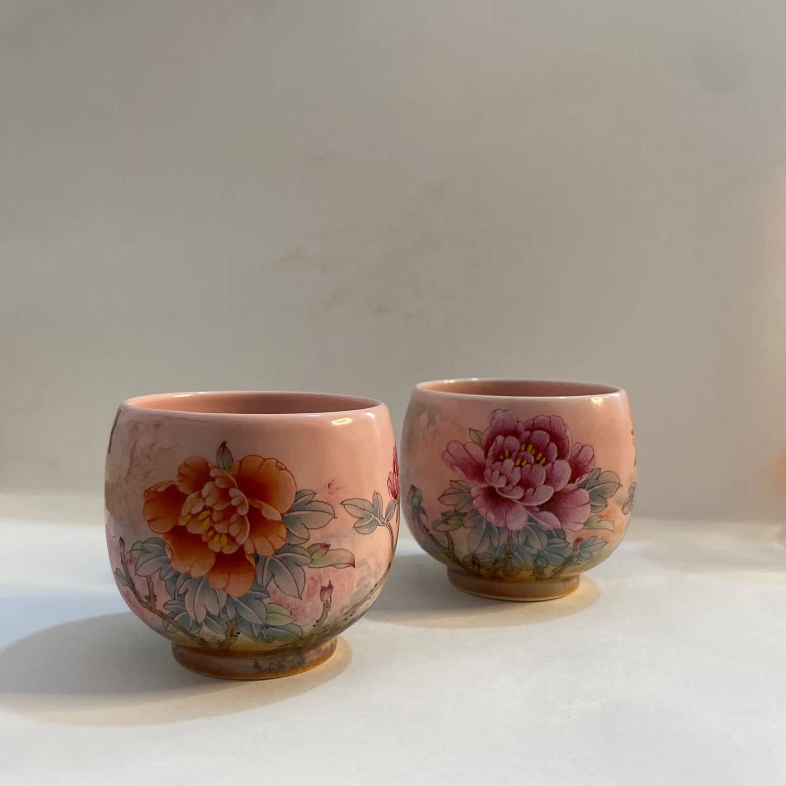 National Peony Powder Cup (Yu Ying Painting)