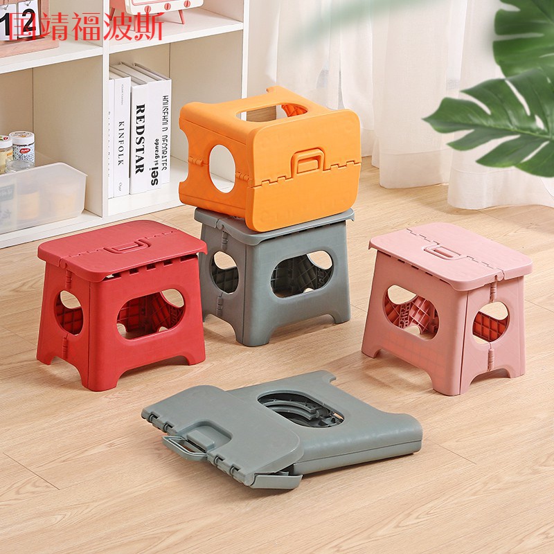 Portable folding small stool Adult outdoor fishing mazza change shoe stool Hand stool childrens stool low stool pad footstool