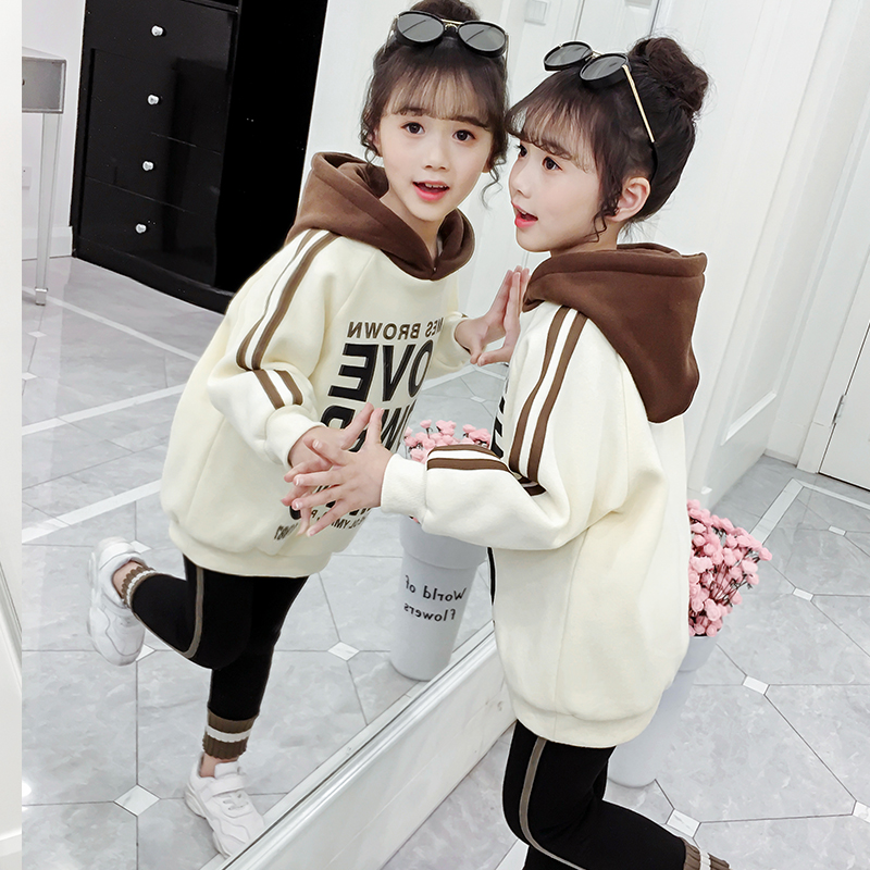 5 Girls coat 12 spring dress 2021 new foreign air guard clothing childrens spring and autumn jacket top top top girl ten years old