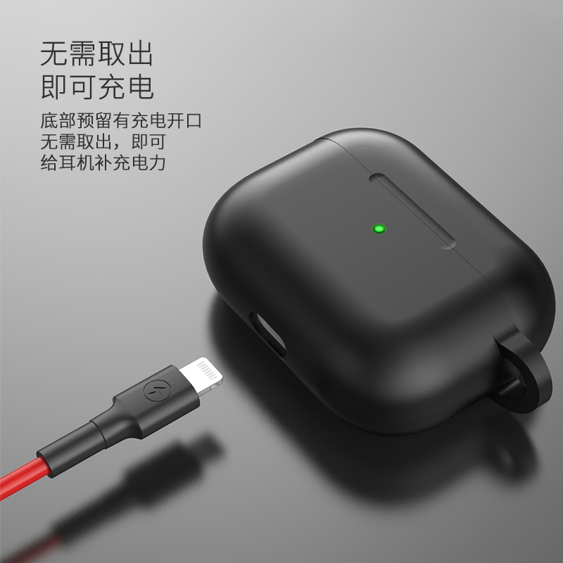 BUBM AirPods Pro case AirpodsPro transparent for Airpod3 wireless Bluetooth headsets