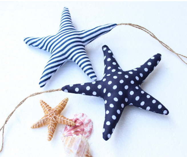 Mediterranean Ocean Style Starfish Pendant Fabric Childrens Tent Pendant Channel Releases Last Name Lan Parent-Child Toys