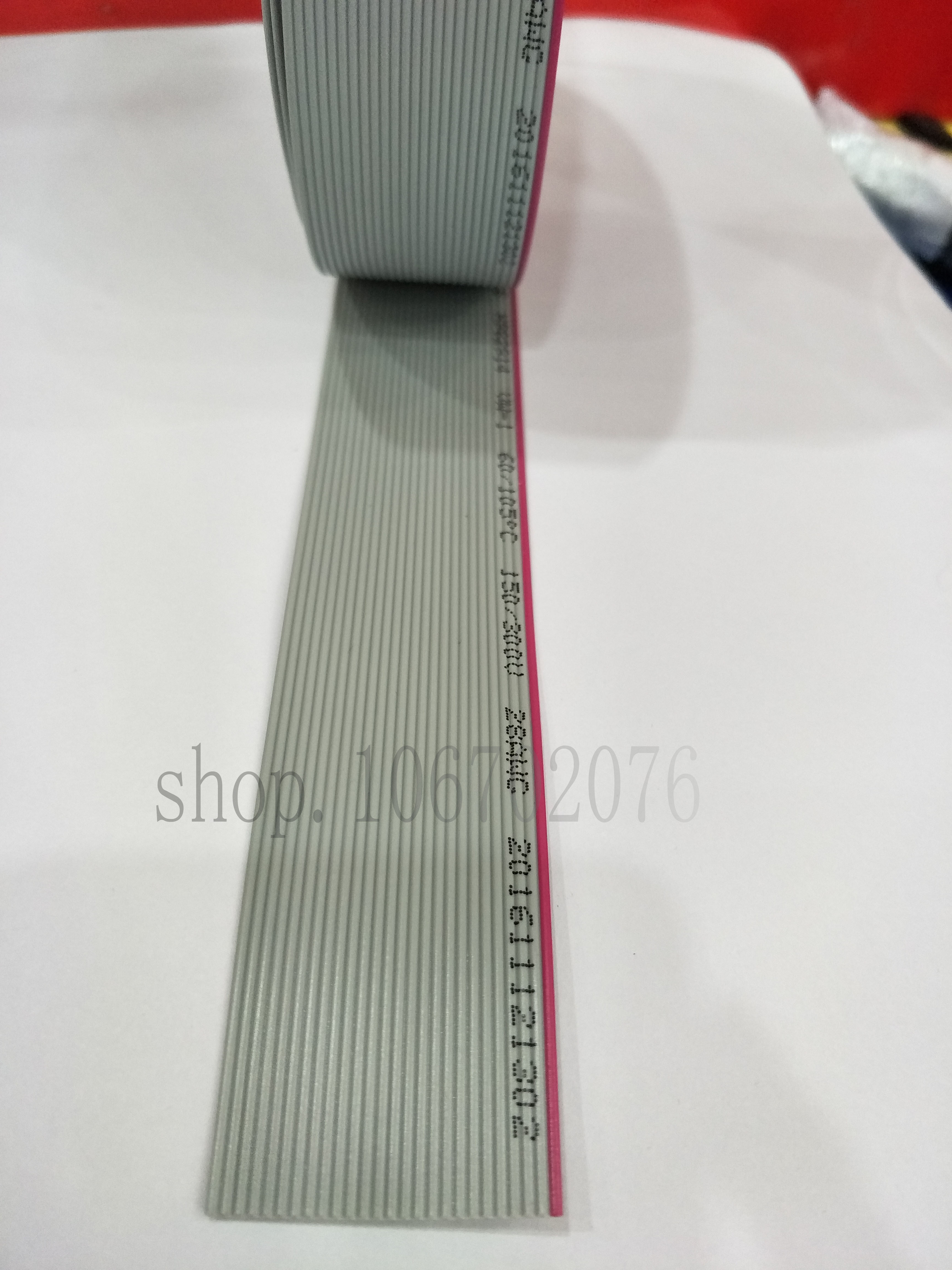 Flat Gray Line Display Data line 26 core FC matching press line 26P 2.54MM 1 m