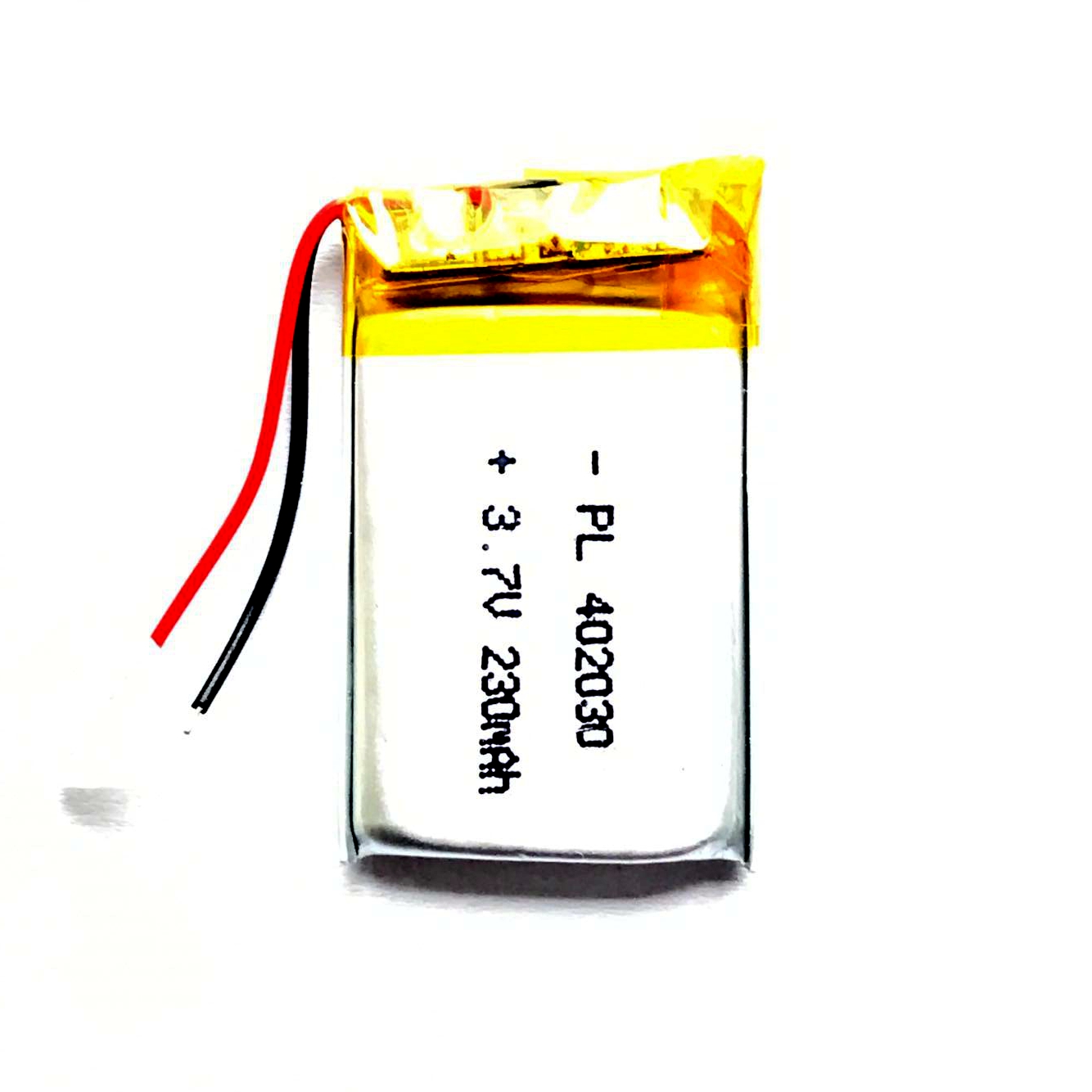 The dashcam lithium battery has a large capacity 3.7v polymer navigator electronic dog