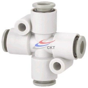 CKT quick connector cross four-way connector KQ2TW04-00 KQ2TW06-00 KQ2T08-00 SMC type