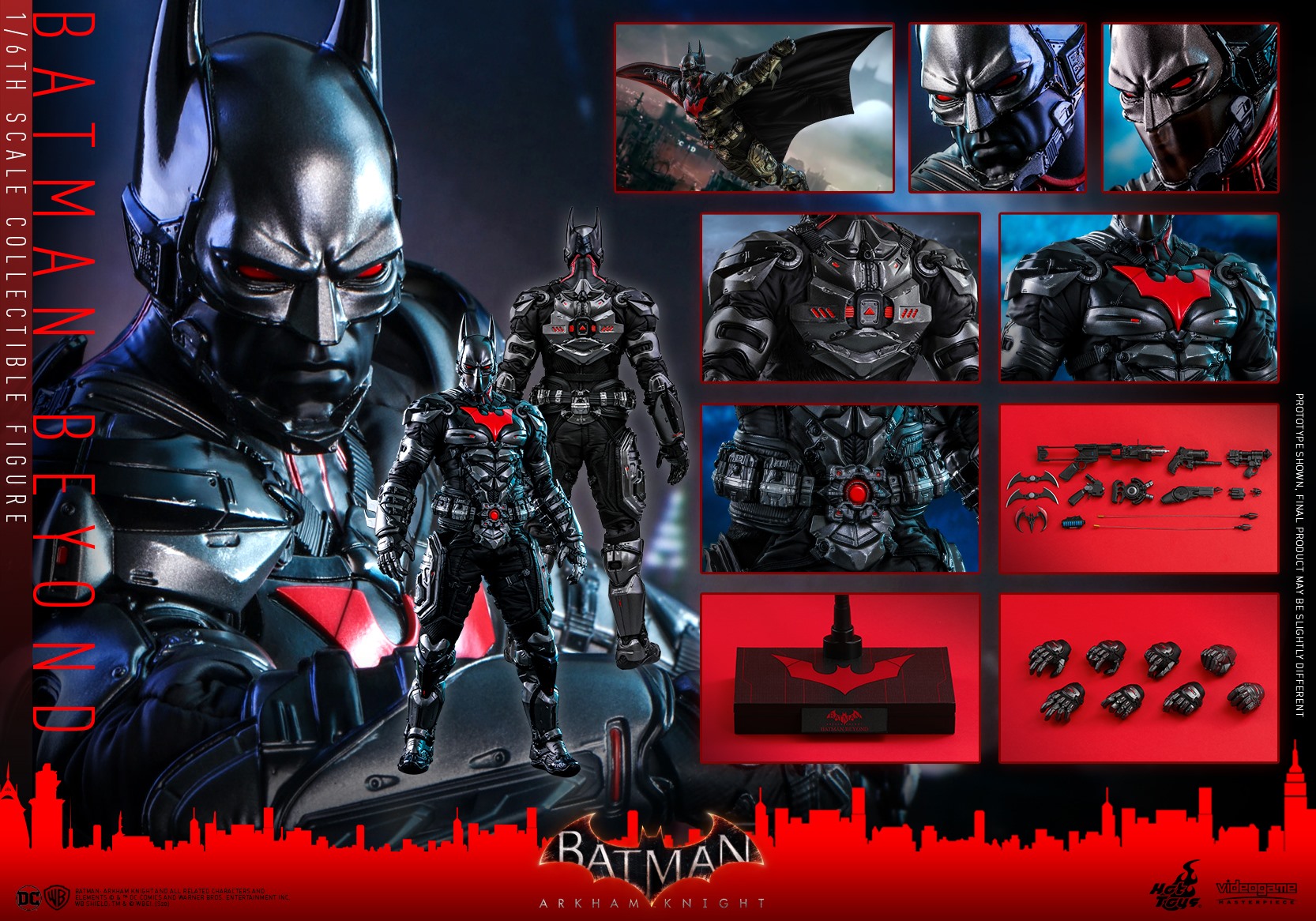 HotToys HT 1:6 Ratio VGM39 Batman Cacam Knight DLC Future Edition is booked