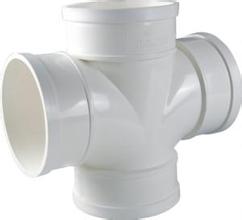 UPVC fitting drain fittings flat four-way connector fittings N75N110N160 fitting fittings