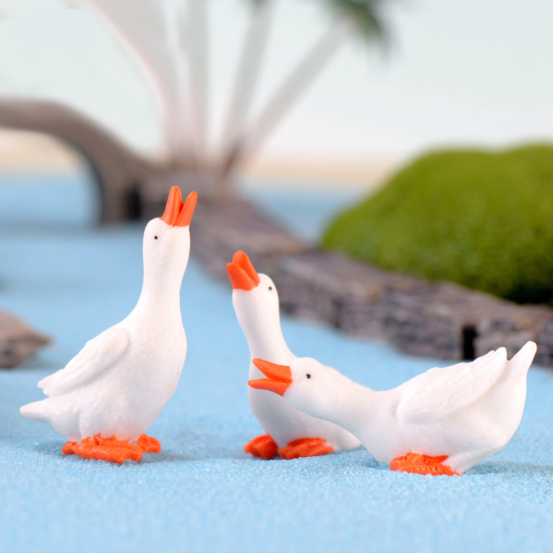 Three swans Moss multi-meat plant micro-landscape ecological bottle DIY material landscape decoration small ornaments