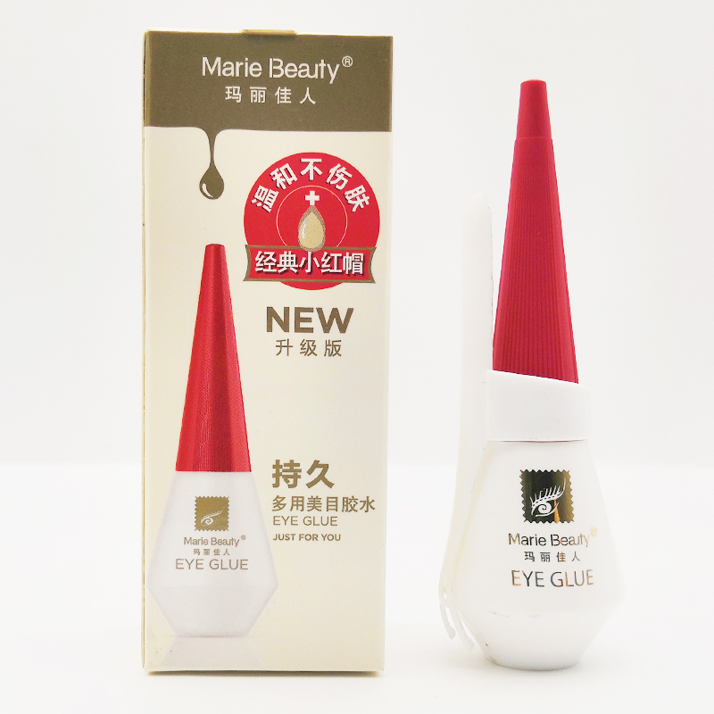 Mary Jia eyelash glue little red hat false eyelash glue double eyelid transparent glue 