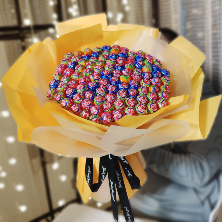 Glowing candy ball bouquet lamp lollipop 99 awesome 38 Queen creative snack gift Valentines Day finished