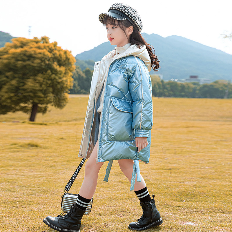 Girls cotton clothing 2020 new primary school students coat yang gas winter clothing 15-year-old down cotton clothing 10 girls thick cotton wool