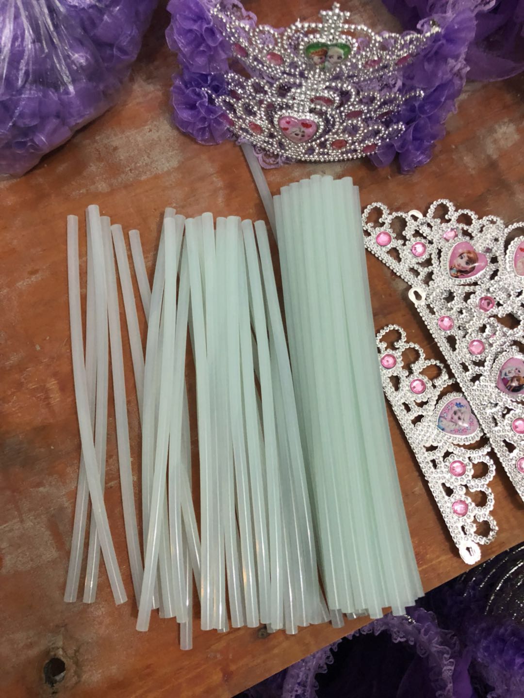 DIY jewelry hair 7mm hot melt gun glue rod transparent hot melt strip water rod repair hair clip and other degluing