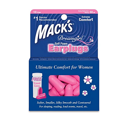 MACKS? Dreamgirl Soft Foam Earplugs (10 Pairs)