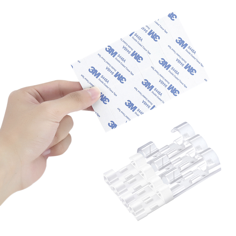 The application of wire solid wire computer network cable to collect self-adhesive card clips nail-free card non-trace desktop data cable