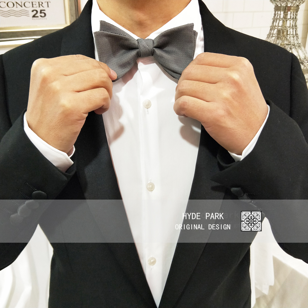 Hyde Park bow tie mens wedding dress is dressed in a suit groom bridesmaid retro British Korean version of the collar flower