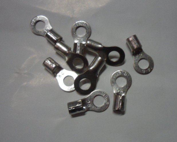 Terminal OT cold press terminal Copper bare terminal RNB3.5-6 round terminal Copper nose wire ear
