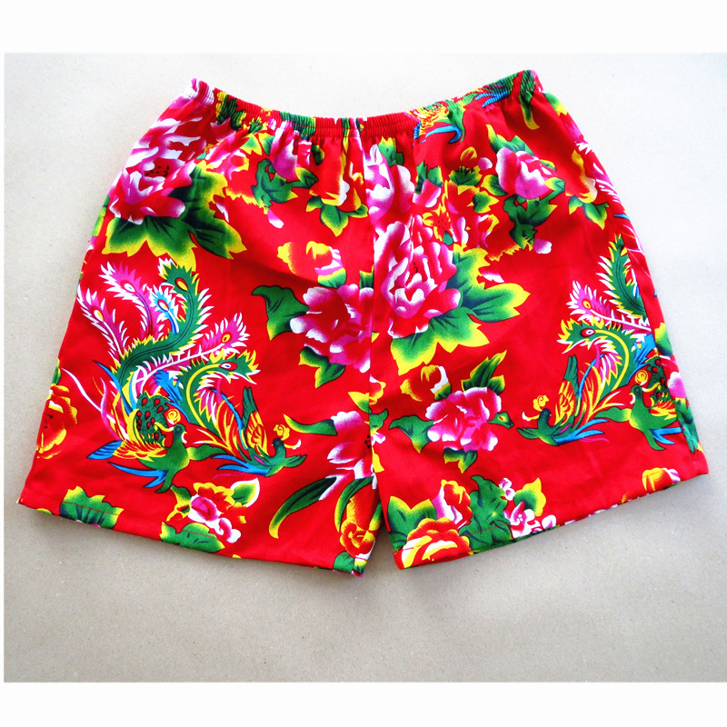 Mens flat pants beach pants casual pants shorts big pants mens youth tide summer loose solid color belly pants