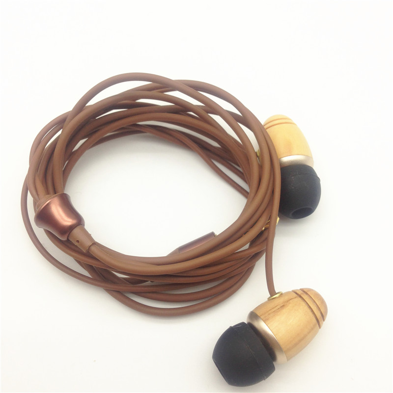 DIY Fever Headphones Olive wood cavity Atmospheric in-ear headphones classical rock control precision