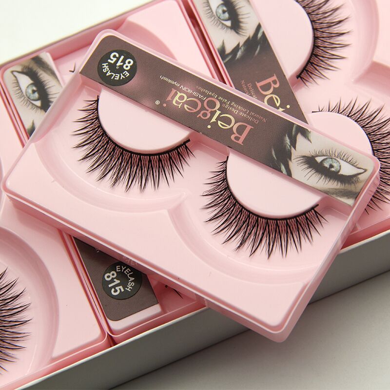 Beggai 815 false eyelash simulation natural short long thick eyelashes daily student nude makeup studio makeup