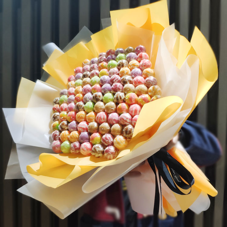 99 Alpine lollipop bouquet cartoon roses for men and women Valentines Day Creative Graduate Day gifts