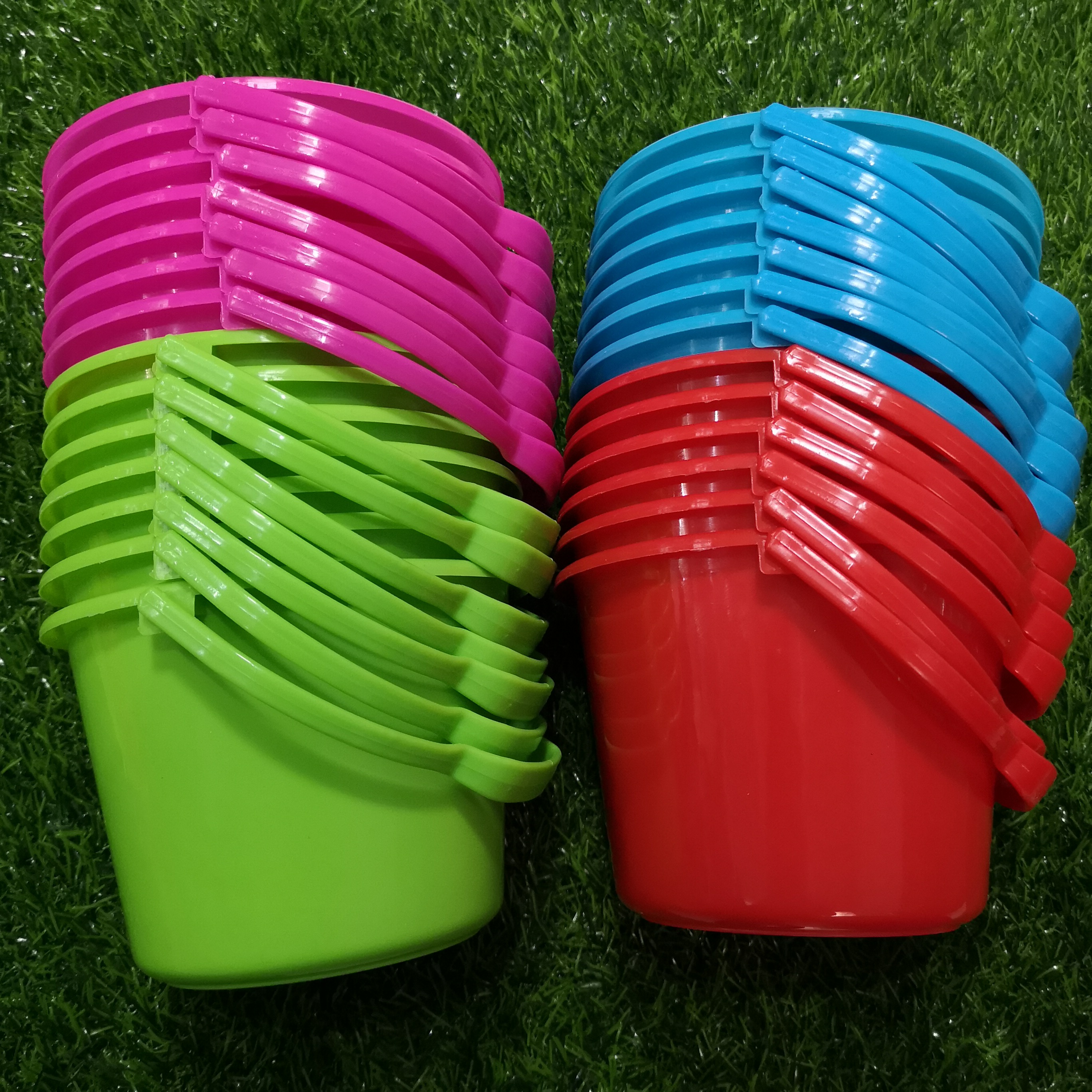 2019 Childrens Beach Bucket Bucket Colored Bucket Beach Home Toys Summer Hot Sale