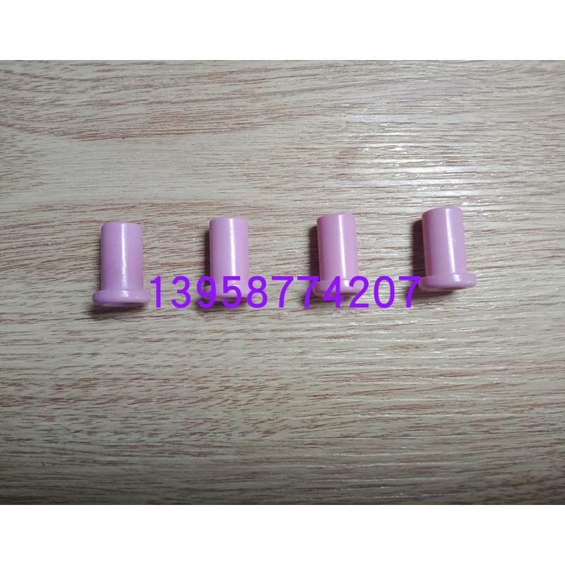 Large porcelain eye porcelain tube alumina textile industrial ceramic parts cross-wired inside 9 outside 14 long 21