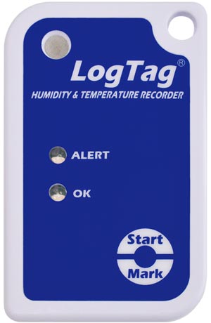 LogTag medium cold HAXO-8 temperature and humidity recorder Cycle with a cold chain to track the temperature and humidity meter curve